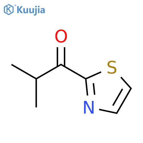 2-methyl-1-(1,3-thiazol-2-yl)propan-1-one structure