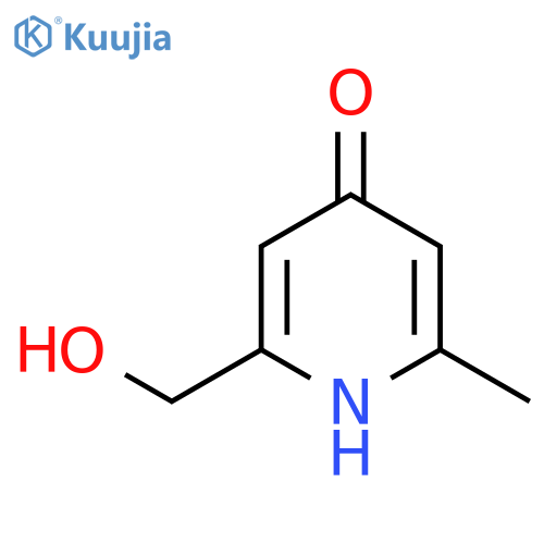 2-Pyridinemethanol, 4-hydroxy-6-methyl- structure