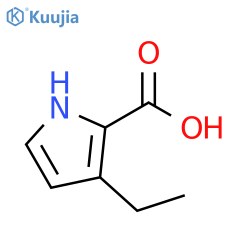 3-Ethyl-1H-pyrrole-2-carboxylic acid structure
