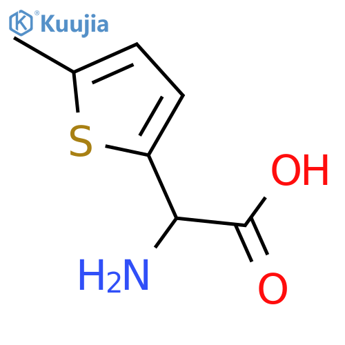 Amino-(5-methyl-thiophen-2-yl)-aceticacid structure