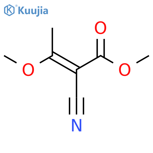 METHYL 2-CYANO-3-METHOXYCROTONATE structure