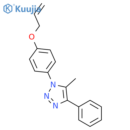 1H-1,2,3-Triazole, 5-methyl-4-phenyl-1-[4-(2-propenyloxy)phenyl]- structure