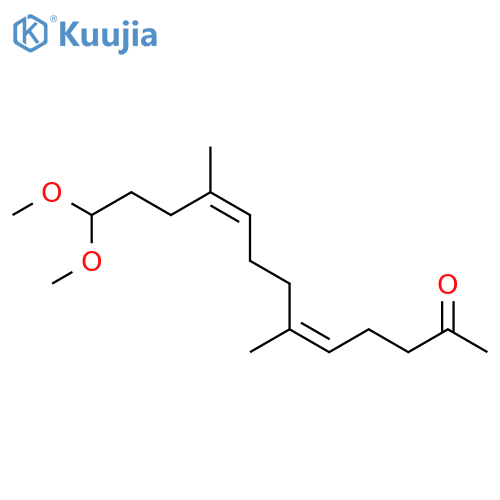 5,9-Tridecadien-2-one, 13,13-dimethoxy-6,10-dimethyl-, (Z,Z)- structure