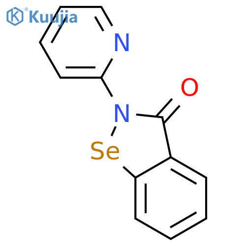1,2-Benzisoselenazol-3(2H)-one, 2-(2-pyridinyl)- structure