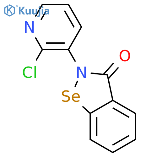 1,2-BENZISOSELENAZOL-3(2H)-ONE, 2-(2-CHLORO-3-PYRIDINYL)- structure