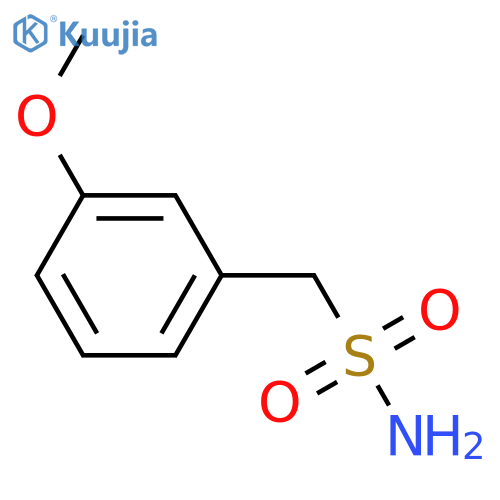 (3-Methoxyphenyl)methanesulfonamide structure
