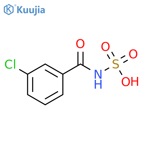 Sulfamic acid, (3-chlorobenzoyl)- structure