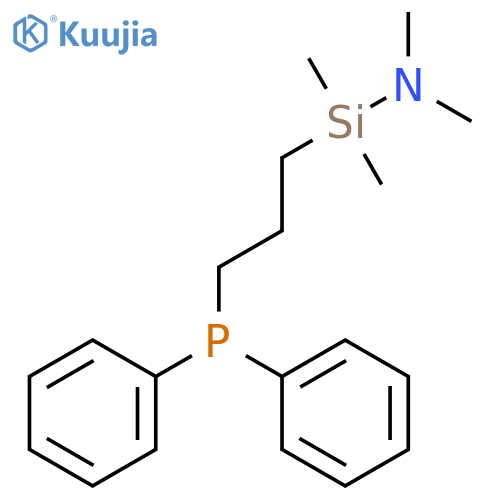 Silanamine, 1-[3-(diphenylphosphino)propyl]-N,N,1,1-tetramethyl- structure