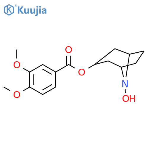 8-hydroxy-8-azabicyclo[3.2.1]oct-3-yl 3,4-dimethoxybenzoate structure