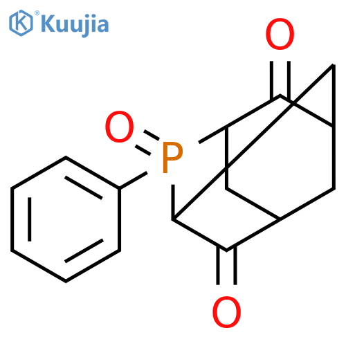 2-PHOSPHATRICYCLO[3.3.1.13,7]DECANE-4,8-DIONE, 2-PHENYL-, 2-OXIDE structure