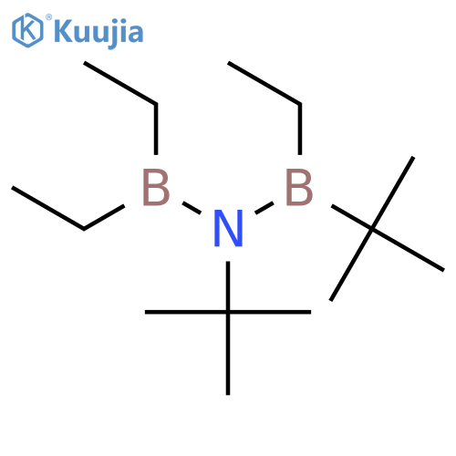 Boranamine, N-(diethylboryl)-N,1-bis(1,1-dimethylethyl)-1-ethyl- structure