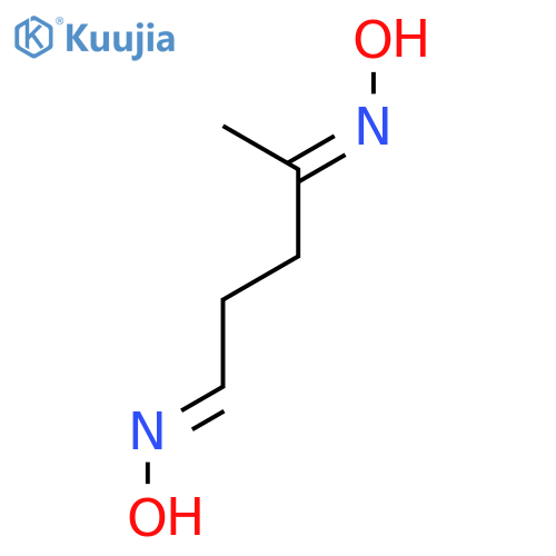 PENTANAL, 4-(HYDROXYIMINO)-, OXIME structure