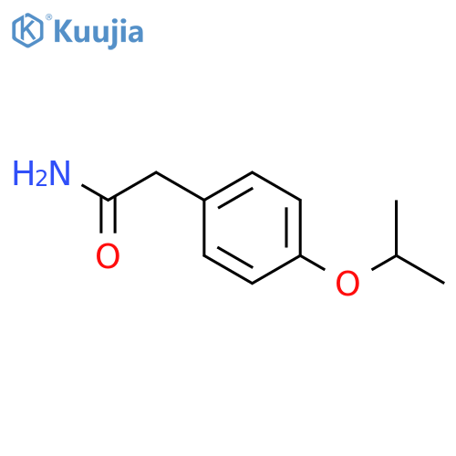 Benzeneacetamide, 4-(1-methylethoxy)- structure