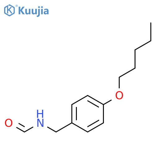 Formamide, N-[[4-(pentyloxy)phenyl]methyl]- structure