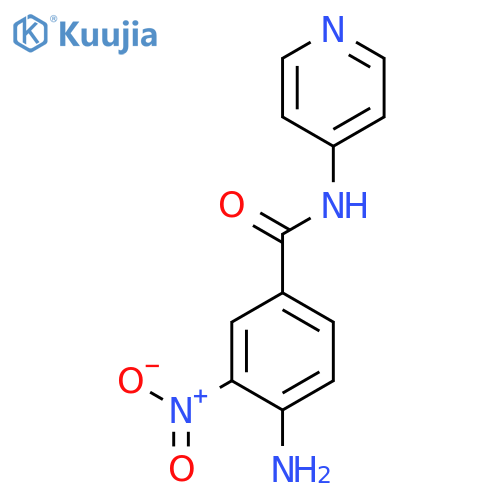 BENZAMIDE, 4-AMINO-3-NITRO-N-4-PYRIDINYL- structure