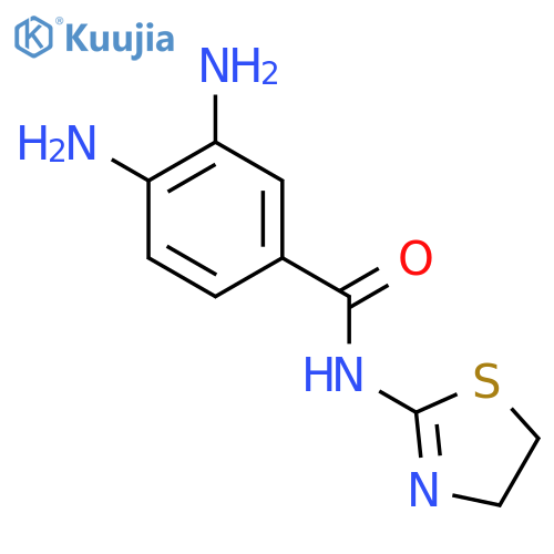 BENZAMIDE, 3,4-DIAMINO-N-(4,5-DIHYDRO-2-THIAZOLYL)- structure