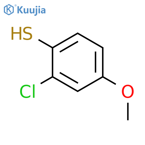 2-chloro-4-methoxybenzene-1-thiol structure