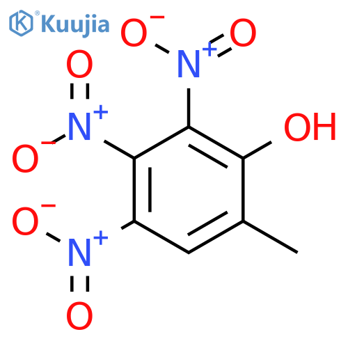 Phenol, 6-methyl-2,3,4-trinitro- structure