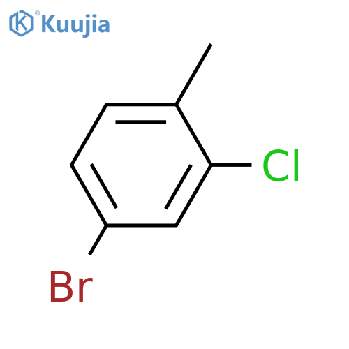 4-Bromo-2-chloro-1-methylbenzene structure