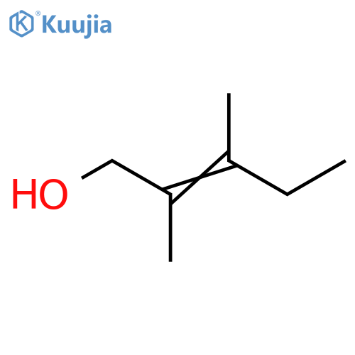 2,3-dimethylpent-2-en-1-ol structure