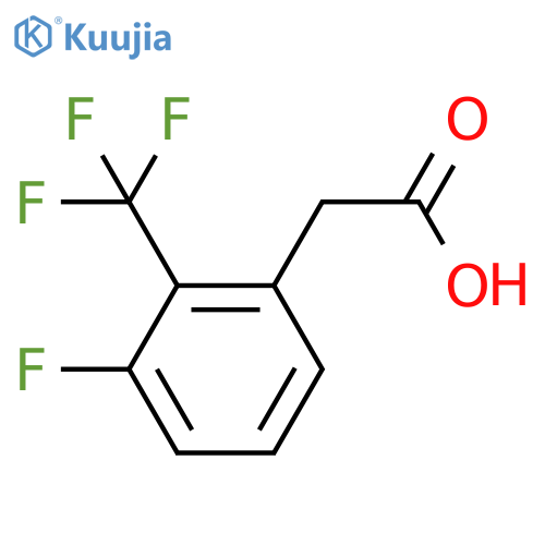 3-fluoro-2-(trifluoromethyl)phenylacetic Acid, Jrd, 97% structure