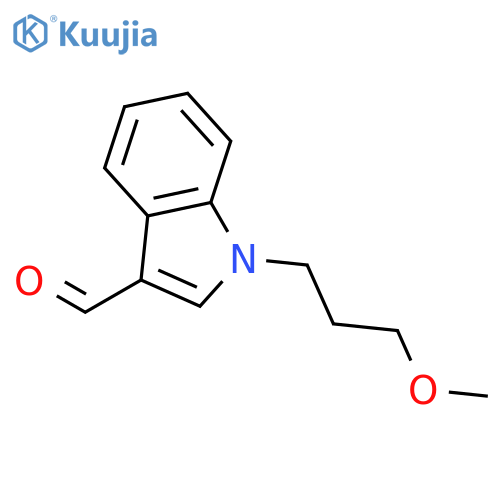 1-(3-methoxypropyl)-1H-indole-3-carbaldehyde structure
