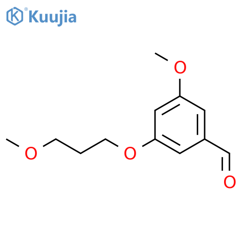 Benzaldehyde, 3-methoxy-5-(3-methoxypropoxy)- structure