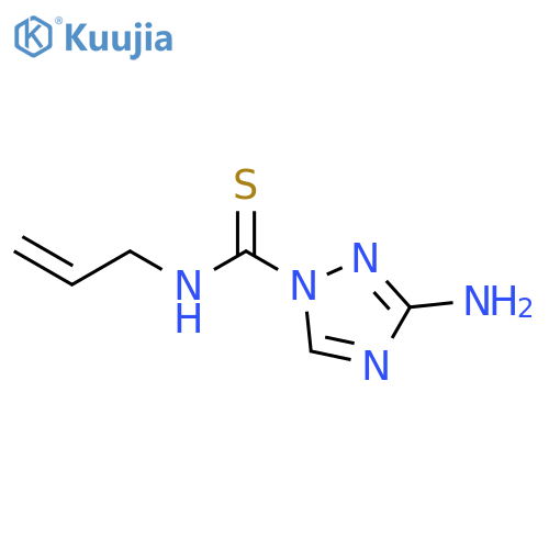 1H-1,2,4-Triazole-1-carbothioamide,3-amino-N-2-propen-1-yl- structure