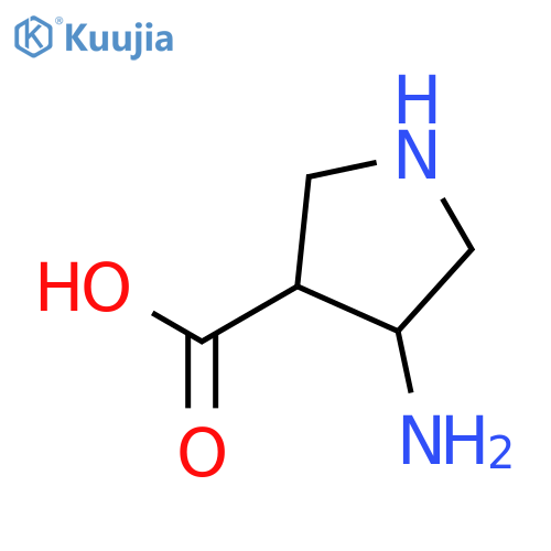 3-Pyrrolidinecarboxylicacid, 4-amino- structure