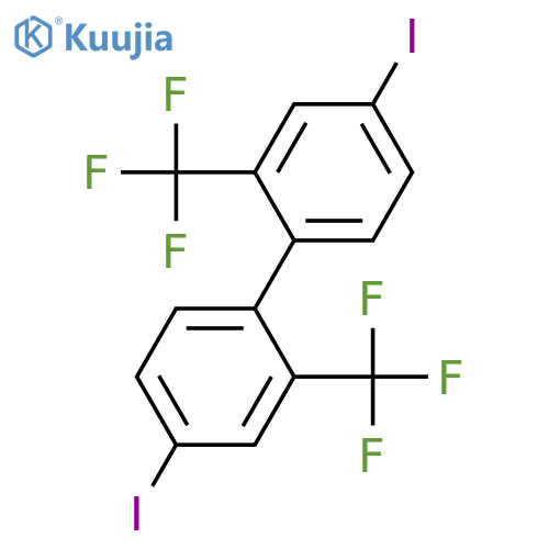 1,1'-Biphenyl,4,4'-diiodo-2,2'-bis(trifluoromethyl)- structure