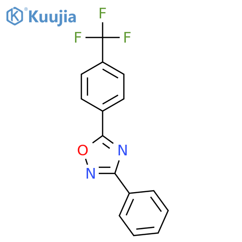 1,2,4-Oxadiazole, 3-phenyl-5-[4-(trifluoromethyl)phenyl]- structure
