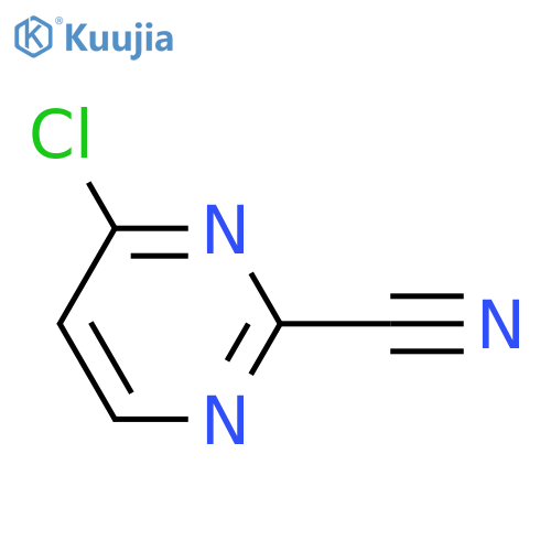 4-chloropyrimidine-2-carbonitrile structure