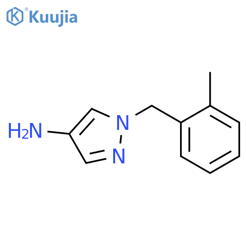 1-(2-methylbenzyl)-1H-pyrazol-4-amine structure