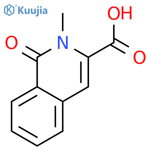 2-methyl-1-oxoisoquinoline-3-carboxylic acid structure