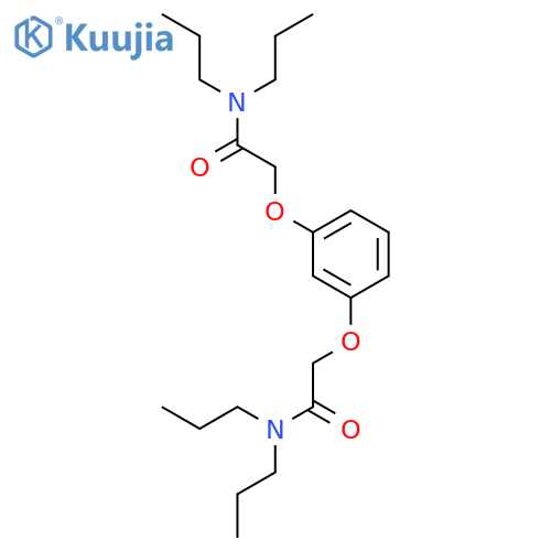 Acetamide, 2,2'-[1,3-phenylenebis(oxy)]bis[N,N-dipropyl- structure