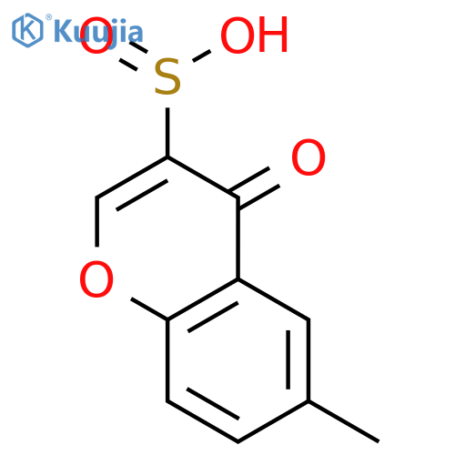 4H-1-Benzopyran-3-sulfinic acid, 6-methyl-4-oxo- structure
