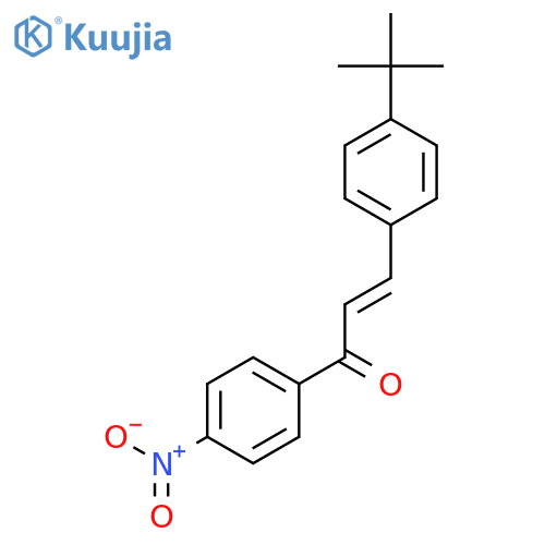 2-Propen-1-one, 3-[4-(1,1-dimethylethyl)phenyl]-1-(4-nitrophenyl)- structure