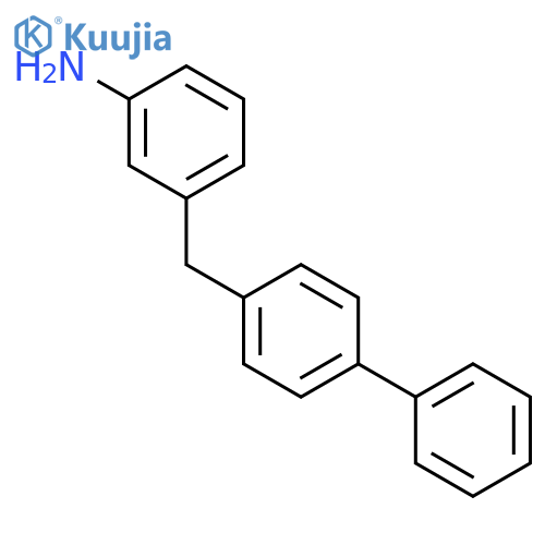 Benzenamine, 3-([1,1'-biphenyl]-4-ylmethyl)- structure