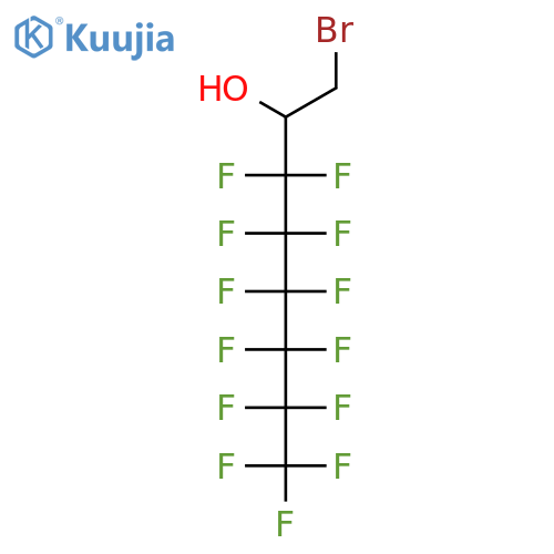 2-Octanol, 1-bromo-3,3,4,4,5,5,6,6,7,7,8,8,8-tridecafluoro- structure
