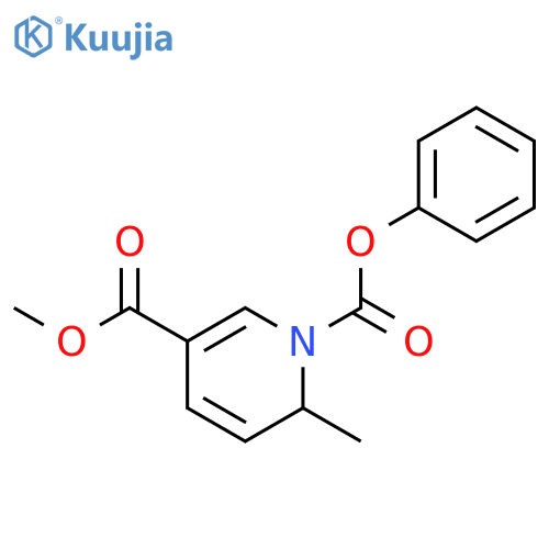 1,3(6H)-Pyridinedicarboxylic acid, 6-methyl-, 3-methyl 1-phenyl ester structure