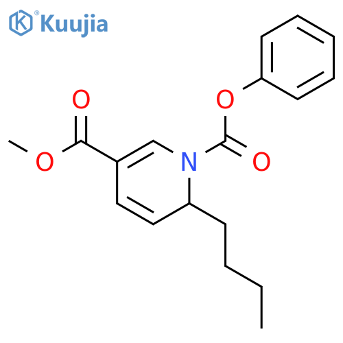 1,3(6H)-Pyridinedicarboxylic acid, 6-butyl-, 3-methyl 1-phenyl ester structure