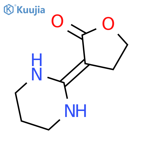 2(3H)-Furanone, dihydro-3-(tetrahydro-2(1H)-pyrimidinylidene)- structure