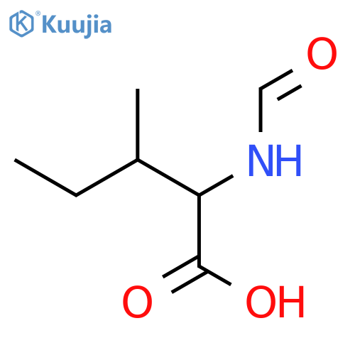 2-formamido-3-methylpentanoic acid structure