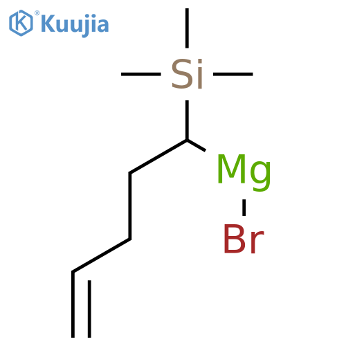 Magnesium, bromo[1-(trimethylsilyl)-4-pentenyl]- structure