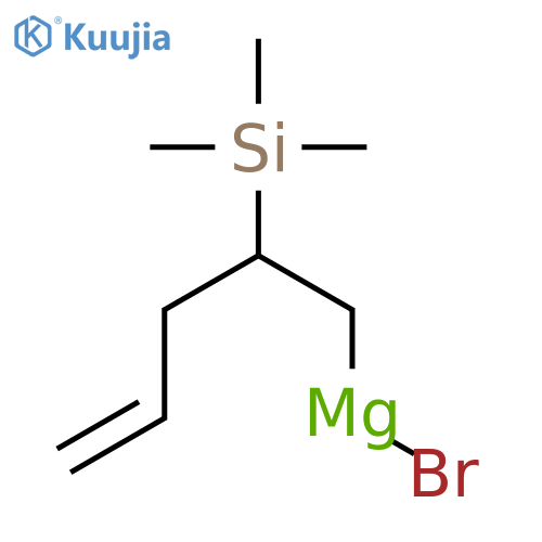 Magnesium, bromo[2-(trimethylsilyl)-4-pentenyl]- structure