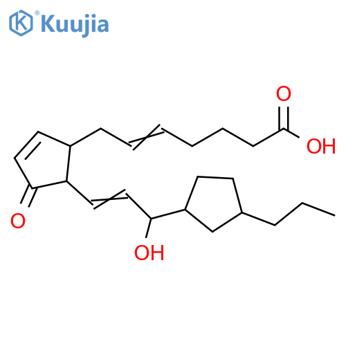 5-Heptenoic acid,7-[5-[3-hydroxy-3-(3-propylcyclopentyl)-1-propenyl]-4-oxo-2-cyclopenten-1-yl]- structure