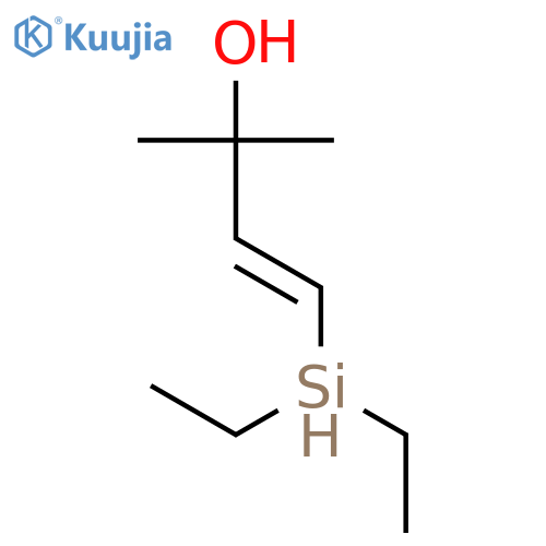 3-Buten-2-ol, 4-(diethylsilyl)-2-methyl- structure