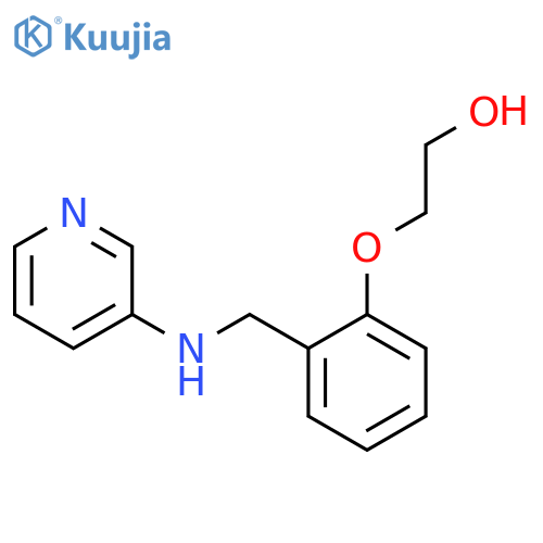 Ethanol, 2-[2-[(3-pyridinylamino)methyl]phenoxy]- structure