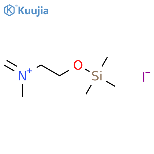 Ethanaminium, N-methyl-N-methylene-2-[(trimethylsilyl)oxy]-, iodide structure