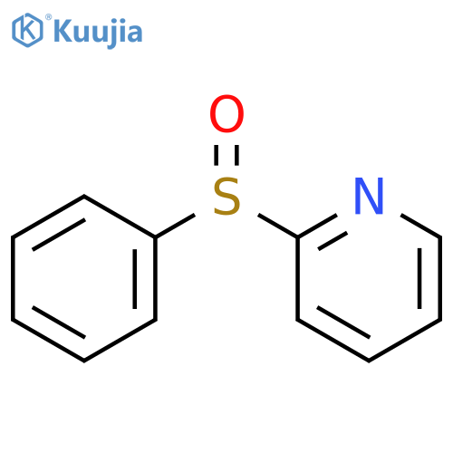 Pyridine,2-(phenylsulfinyl)- structure